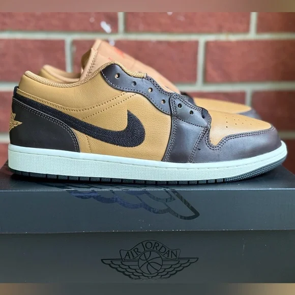 Jordan | Shoes | Nike Air Jordan Low Mens Brown New Sneakers  display picture 1